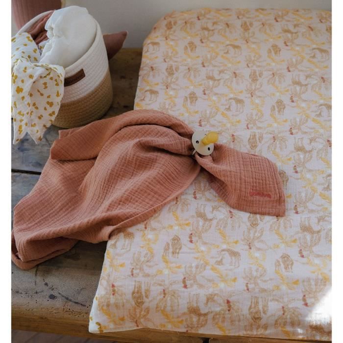 Matelas a langer - DOMIVA - Honey Moon - Ultra confortable - Housse réversible et déhoussable