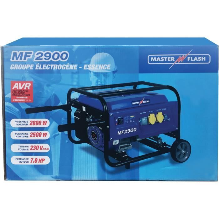 Groupe électrogene essence AVR 2900 W / 2500 W