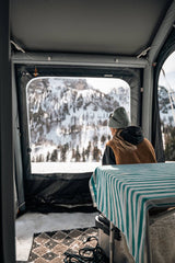 Auvent gonflable - DOMETIC - Winter Air PVC 180 - S - Largeur 1,8 m - Sas neige statique gonflable - Fabriqué en PVC Weathershield