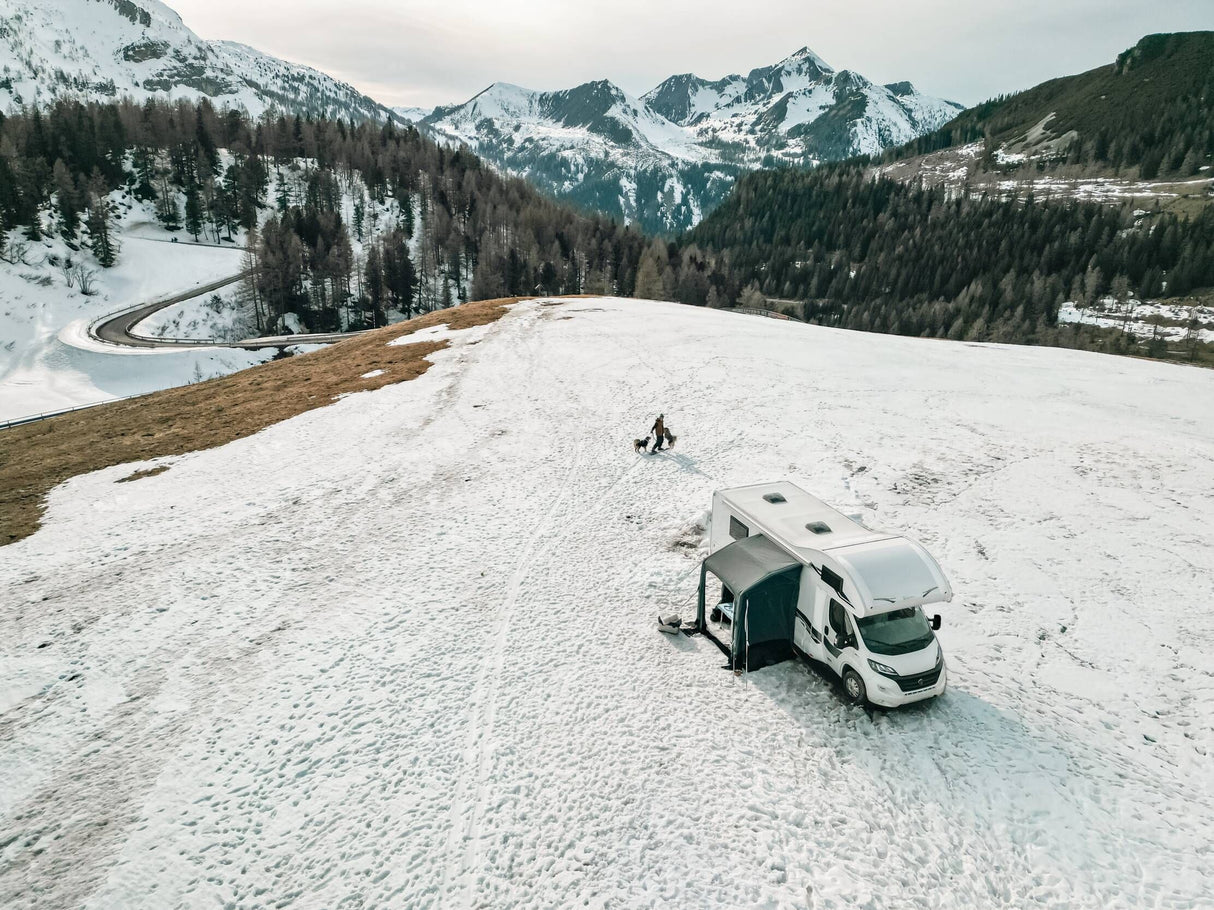 Auvent gonflable - DOMETIC - Winter Air PVC 180 - S - Largeur 1,8 m - Sas neige statique gonflable - Fabriqué en PVC Weathershield