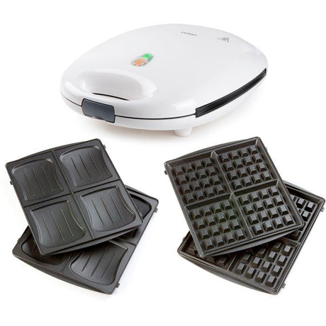 Appareil a croque-monsieur DOMO - DO9046C - Surface cuisson extra large 27 x 32cm - Plaques amovibles - 1200W
