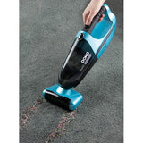 Aspirateur a main DOMO XL DO211S Bleu - Batterie rechargeable - Sans sac - Buse turbo - Accessoires inclus