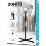 Ventilateur sur pied - DOMO - DO8140 - 40 W - 3 Vitesses - Oscillation automatique - Hauteur rÈglable