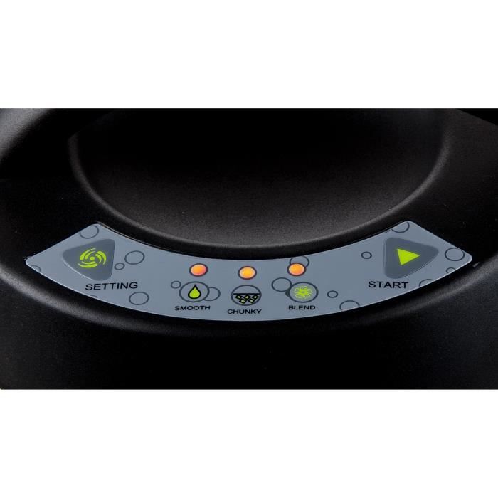 Blender chauffant DOMO - noir - 1,6L ñ 3 programmes - 1000 Watt - DO498BL