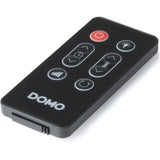 Chauffage céramique effet feu de bois - 2000 W  - DOMO - DO7345H - 83,5 cm - Noir