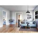 Chauffage céramique effet feu de bois - 2000 W  - DOMO - DO7345H - 83,5 cm - Noir