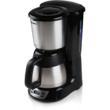 Cafetiere filtre - DOMO - DO709K - 1000 W - 1 L - 8 tasses - Ecran LCD - Minuteur 24 h - Acier inoxydable