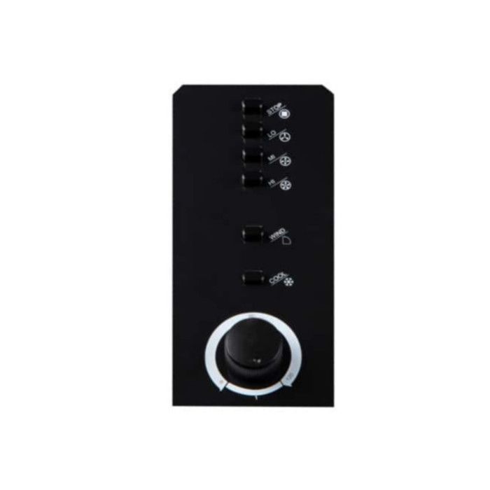 DOMO Refroidisseur d'air 67 cm 70 W Noir et blanc