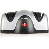Aiguiseur de couteaux électrique - DOMO - 40 W - Affutage a 2 meules - Gris / Noir