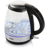 Bouilloire en verre - DOMO - DO9218WK - 2200 W - 1,2 L - Base 360° - Carafe en verre