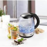 Bouilloire en verre - DOMO - DO9218WK - 2200 W - 1,2 L - Base 360° - Carafe en verre