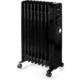 Radiateur a bain d'huile - 2000 W - DOMO - DO7327R - 42,5 x 28 x 64 cm - Noir