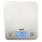 DOMO DO9239W - Balance culinaire éléctronique - Tare - Arret auto - Jusqu'a 1 gramme pres - Plateau de pesage inox