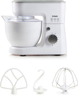 Robot pâtissier - DOMO - DO9241KR - 600 W - 6 vitesses - 4 L - Blanc