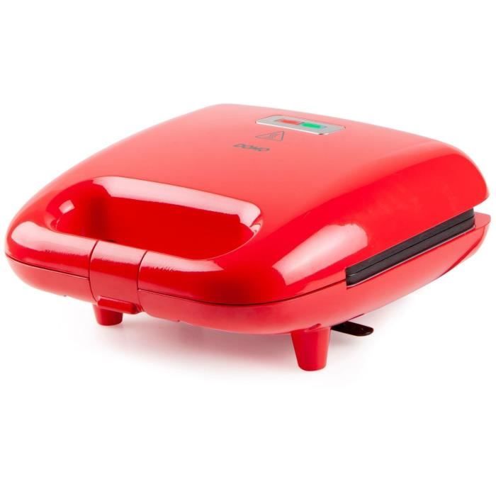 DOMO - DO9242W - Appareil a croque monsieur - 5 en 1 - 5 jeux de plaques anti-adhésives interchangeables - 750W