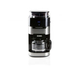 Cafetiere filtre avec moulin intégré - DOMO - DO721K - 900 W - 1,5 L - 12 tasses - 200 g de grains - Ecran LCD - 3 intensités -