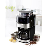 Cafetiere filtre avec moulin intégré - DOMO - DO721K - 900 W - 1,5 L - 12 tasses - 200 g de grains - Ecran LCD - 3 intensités -