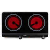 Plaque de cuisson - DOMO - 2 feux - 50,2 x 29,4 x 6,7 cm - DO339KP