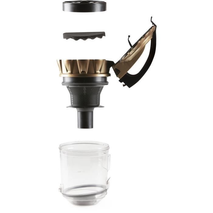 Aspirateur traineau sans sac - DOMO - DO7297S - 700 W - 2,5 L - 79 dB - Noir / Or