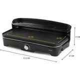 Barbecue électrique DOMO - Grill de table DO9260G - Surface de cuison 50 x 25cm - 2200W