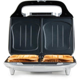 Appareil a croque-monsieur DOMO - DO9267C - Plaques XXL - Revetement anti-adhésif - 900W