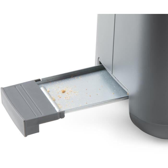 Grille-pain électrique - DOMO - DO965T - 1000 W - 2 fentes - Noir