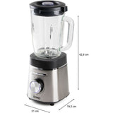 Blender - DOMO - DO740BL - High speed - 1400 W - 1,75 L - Gris