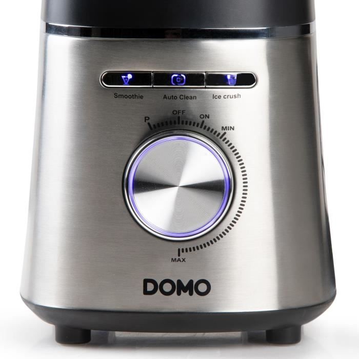 Blender - DOMO - DO740BL - High speed - 1400 W - 1,75 L - Gris