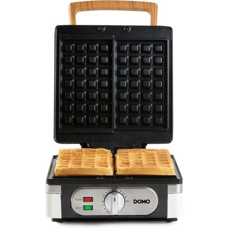 Gaufrier - DOMO - DO9274W - 1400 W - 2 gaufres XL - Blanc
