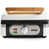 Gaufrier - DOMO - DO9274W - 1400 W - 2 gaufres XL - Blanc