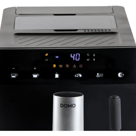 Machine a expresso automatique avec broyeur - DOMO - DO1150K - 1350 W - 19 bar - 125 g café - Noir