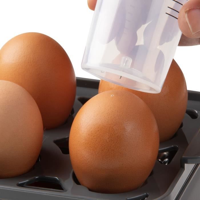 Cuiseur a oeufs - DOMO - DO9283EK - 400 W - 6 oeufs - Gris