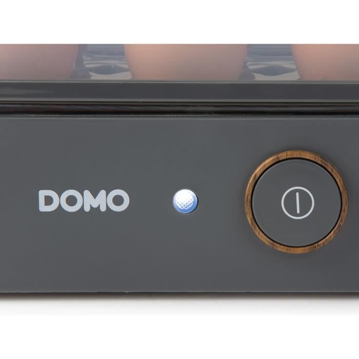 Cuiseur a oeufs - DOMO - DO9283EK - 400 W - 6 oeufs - Gris