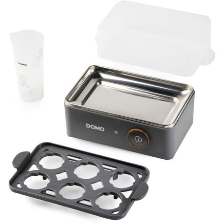 Cuiseur a oeufs - DOMO - DO9283EK - 400 W - 6 oeufs - Gris