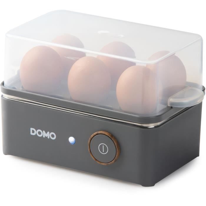 Cuiseur a oeufs - DOMO - DO9283EK - 400 W - 6 oeufs - Gris