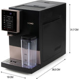 Machine a expresso automatique avec broyeur - DOMO - DO743K - 1350 W - 19 bar - 125 g café - Noir