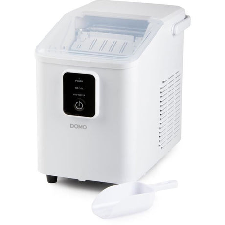 Machine a glaçons - DOMO - DO9292IB - Fonction autonettoyante - Portable - 12 kg/ 24h - Blanc