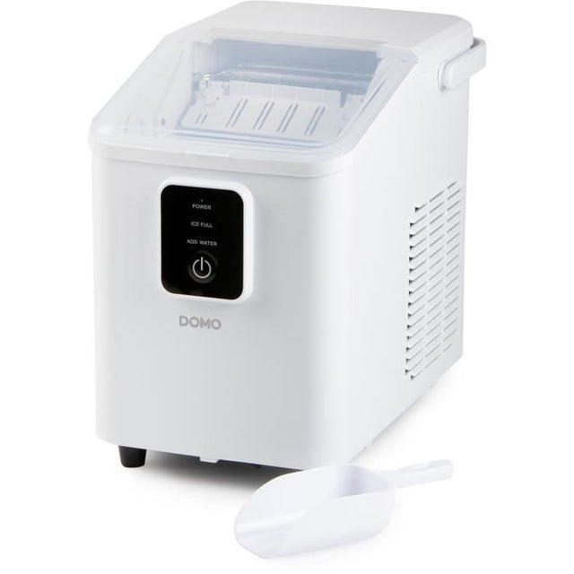 Machine a glaçons - DOMO - DO9292IB - Fonction autonettoyante - Portable - 12 kg/ 24h - Blanc
