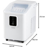 Machine a glaçons - DOMO - DO9292IB - Fonction autonettoyante - Portable - 12 kg/ 24h - Blanc