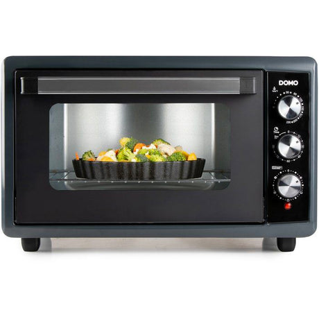 Four électrique multifonction XXL - DOMO - DO808GO 6 50 L - Noir - 2000 W- Jusqu'a 230° - Minuterie 90 min - 4 fonctions de chaleur
