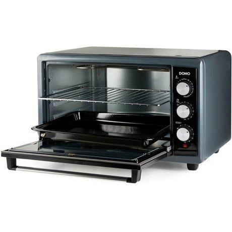 Four électrique multifonction XXL - DOMO - DO808GO 6 50 L - Noir - 2000 W- Jusqu'a 230° - Minuterie 90 min - 4 fonctions de chaleur