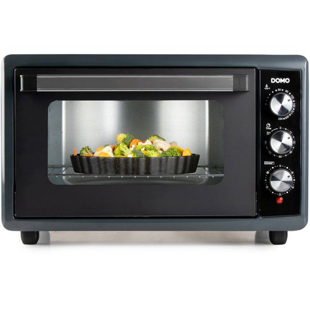 Four électrique multifonction XXL - DOMO - DO808GO 6 50 L - Noir - 2000 W- Jusqu'a 230° - Minuterie 90 min - 4 fonctions de chaleur
