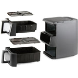 Friteuse sans huile - DOMO - Airfryer DO550FR - Double cuve 3.5 L + 6,5 L - 10 programmes - 2500 W