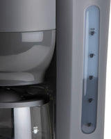 Cafetiere filtre - DOMO - DO754K - 1,25 L - 10 tasses - Gris / Bois