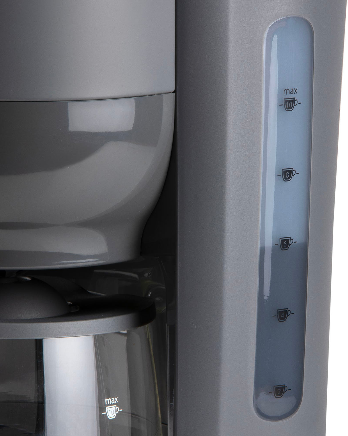 Cafetiere filtre - DOMO - DO754K - 1,25 L - 10 tasses - Gris / Bois