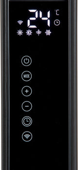 Convecteur de chauffage - 2000 W - Domo - DO7355CH - Wifi + télécommande - Fonction éco - Silencieux - Ecran led - Noir