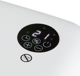 Chauffage pour salle de bain - 2000 W - Domo - DO7357F - Wifi + télécommande - Fonction éco - Ecran led - Mural / pose libre - Blanc