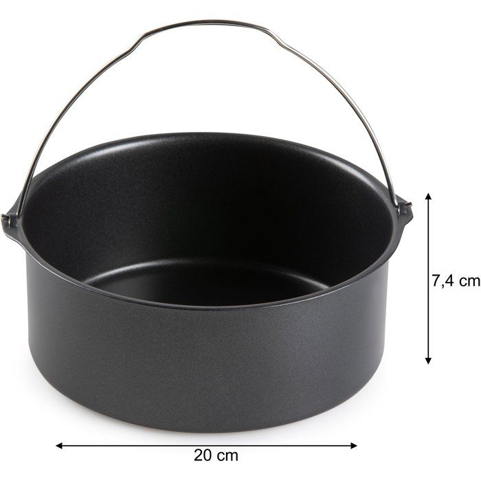 Accessoires AirFryer - DOMO - 12 pieces - Noir