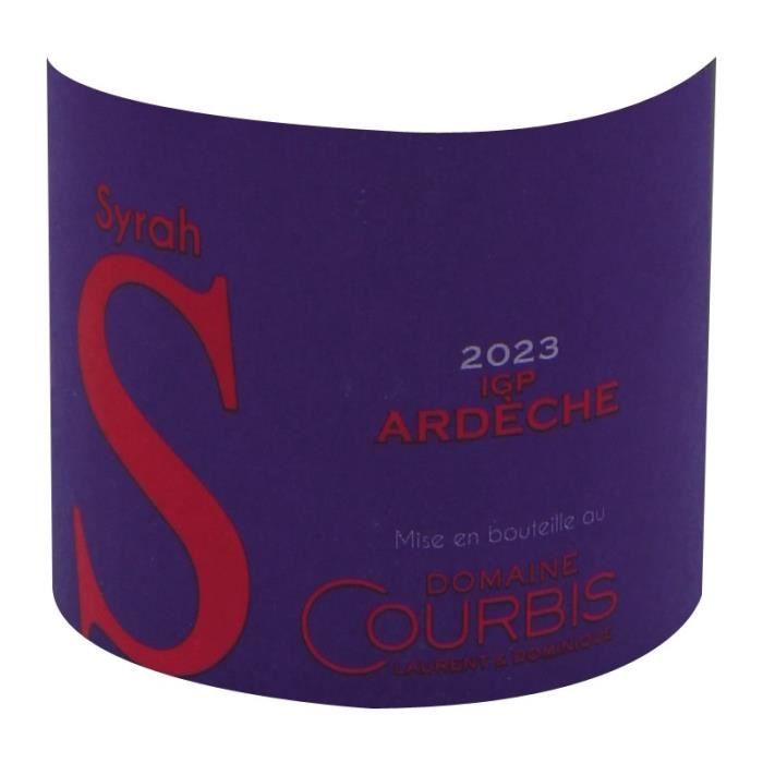Domaine Courbis 2024 Ardeche Syrah - Vin rouge de la Vallée du Rhône