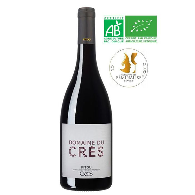 Domaine du Cres Cazes 2024 Fitou - Vin rouge de Languedoc - Bio